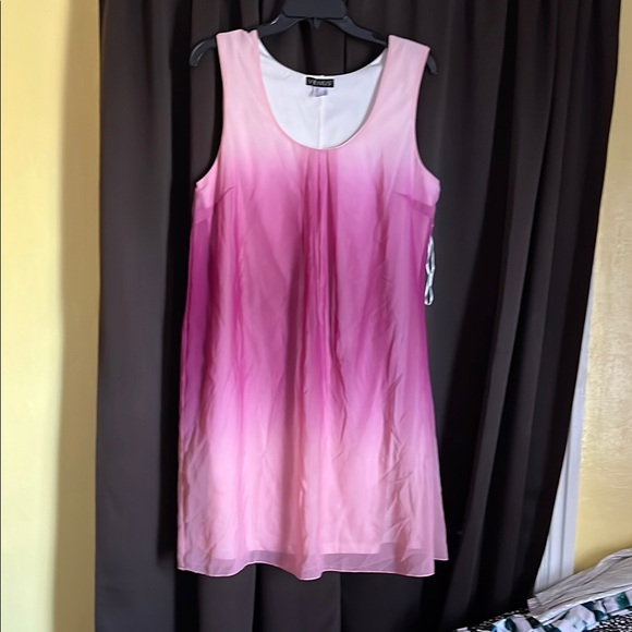 Sleeveless Pink Ombre Women's Dress - Picture 1 of 2